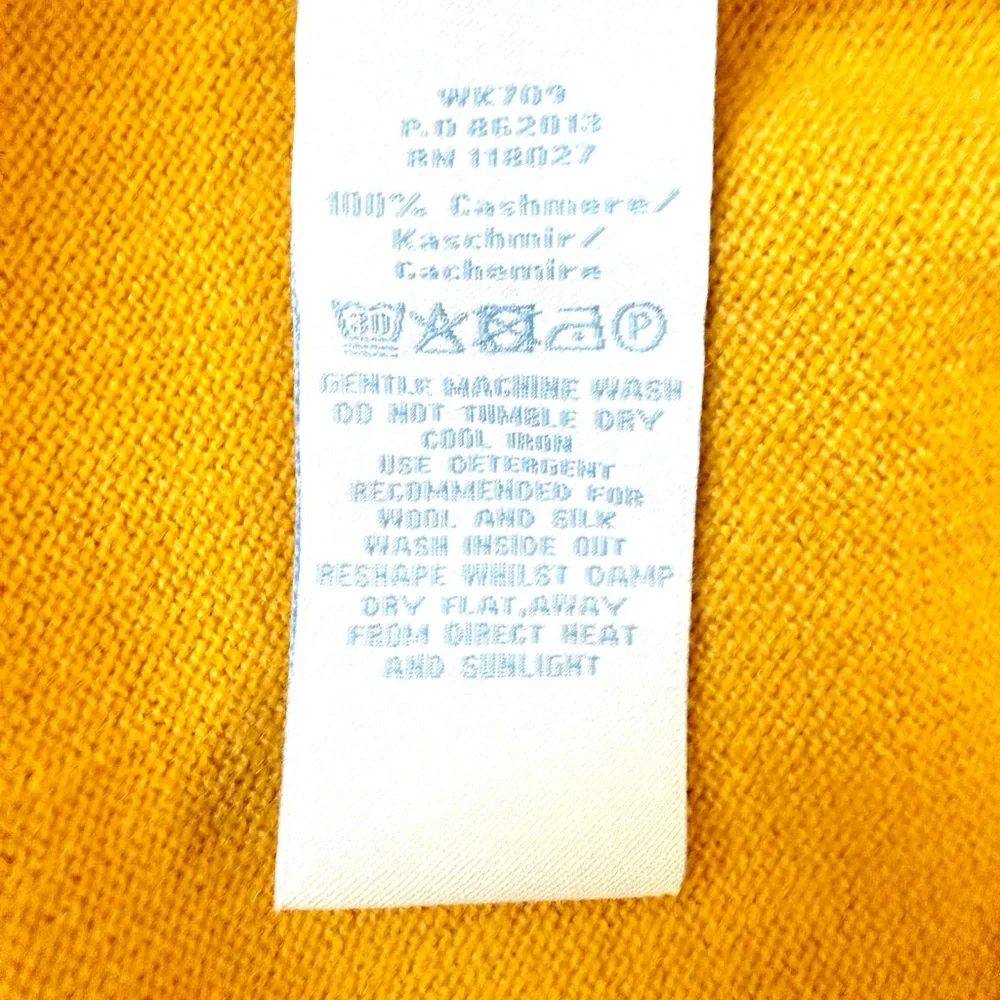 Boden Bright Autumn Mustard V-Neck Cardigan - Picture 8 of 10